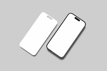 Phone Screen Blank Mockup
