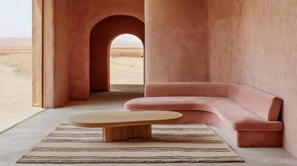 Serene Desert Oasis: Modern Architecture and Interior Design
