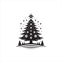 christmas tree illustration