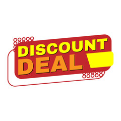 Discount Deal 3D Text Banner