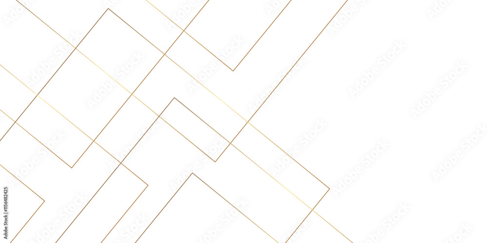 Poster mondrian style of diagonal square pattern vector. design geometric tile gold on black background. mo