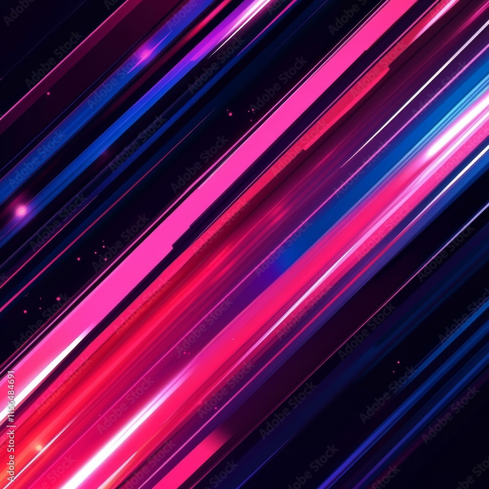 Poster colorful diagonal pipe shape vector illustration. abstract background design template. magenta pink 