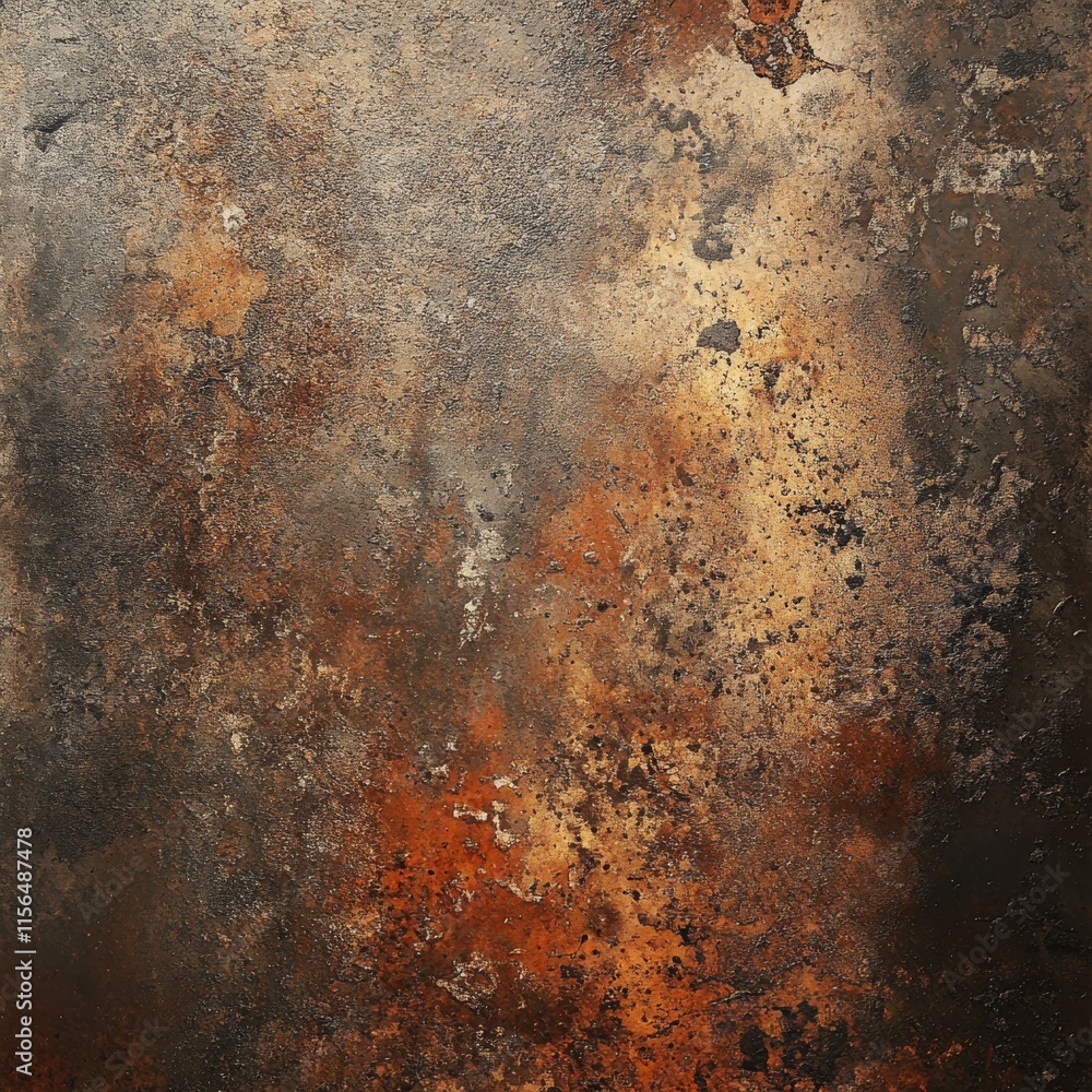 Leinwandbilder Grunge Texture. Monochrome retro grunge texture illustration. Abstract background with aged old rust.For usage of posters banners and designs.texture of concrete floor background for creation.