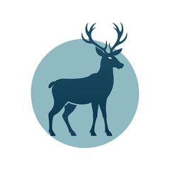  Caribou Style Wildlife Vector Design