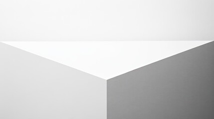 Abstract Grey and White Geometric Design