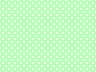 黄緑と白のドット柄の背景・壁紙