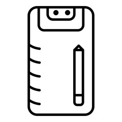 Order note board used by servers to jot down customer requests, featuring a simple layout for clear communication.