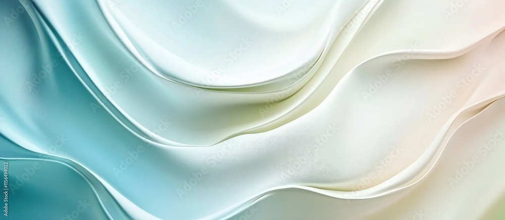 Poster elegant abstract background with soft curves in soothing colors providing ample copyspace for text o