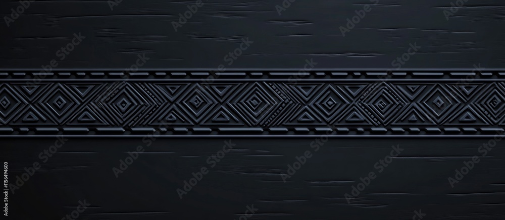 Poster black geometric pattern texture with space for text ideal for backgrounds and design projects