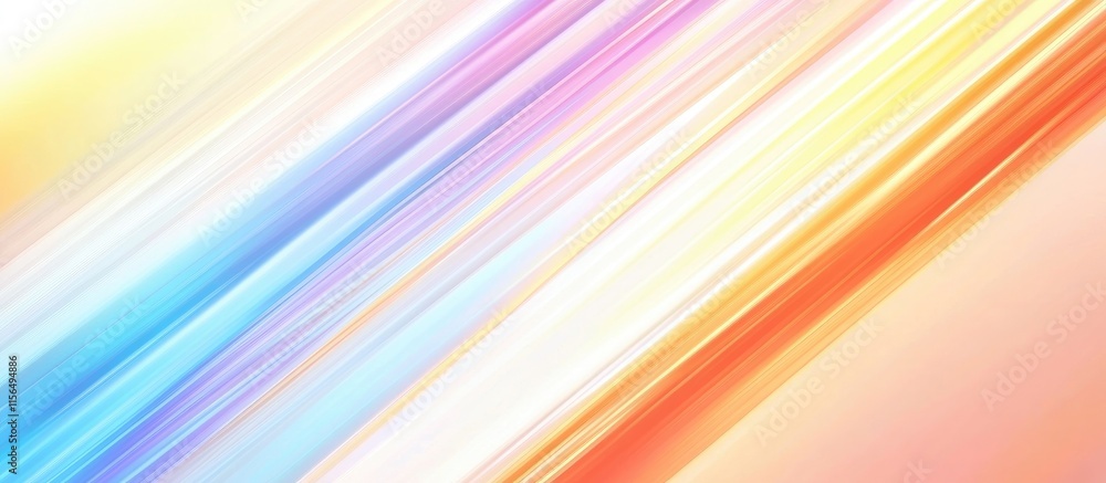 Poster colorful abstract backdrop with dynamic diagonal lines and smooth gradients, ideal for text placemen