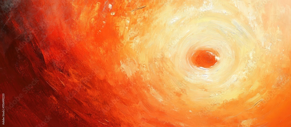 Aufkleber abstract digital wormhole background in oil painting style with vivid colors and space for custom te