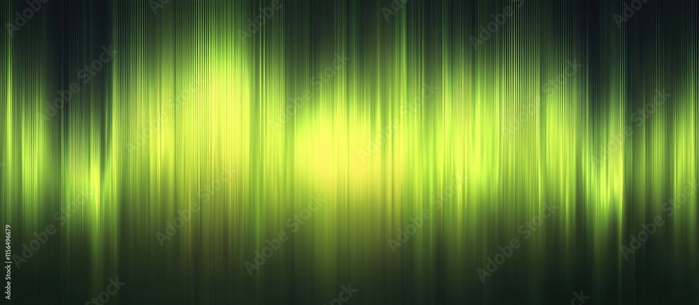 Poster luminous green abstract digital texture with smooth gradients and empty space for text or graphic de