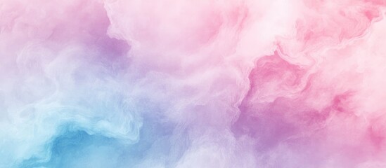 Obraz premium Pastel Abstract Sky Clouds Gentle Color Gradient Background with Soft Hues for Text Overlay and Creative Design Elements