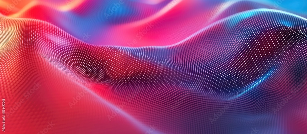 Poster colorful abstract 3d background design with smooth flowing textures and empty copyspace for custom t