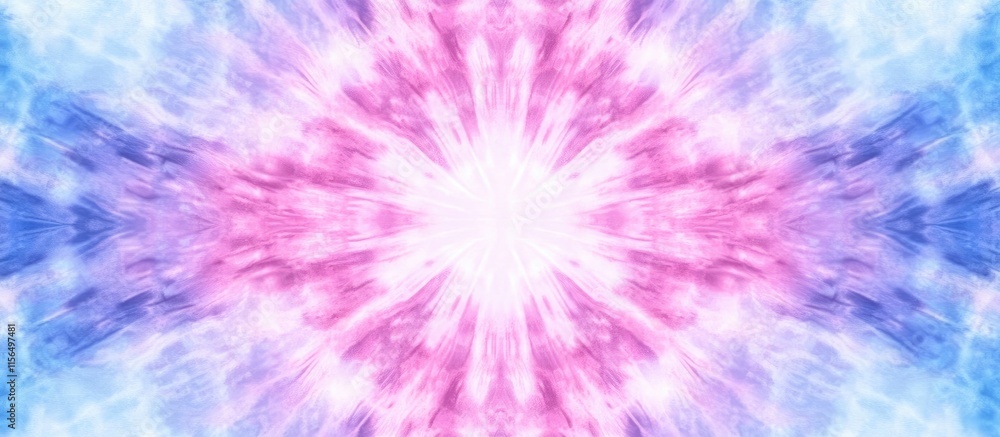 Poster pastel tie dye pattern with a smooth gradient and empty space for text on a seamless background in s