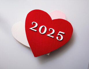 valentine day 2025 wish stickers in the white background 