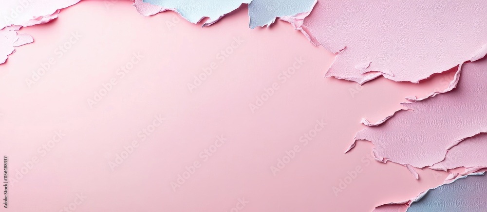 Poster pastel textured paper banner with empty copy space for elegant design and creative presentation