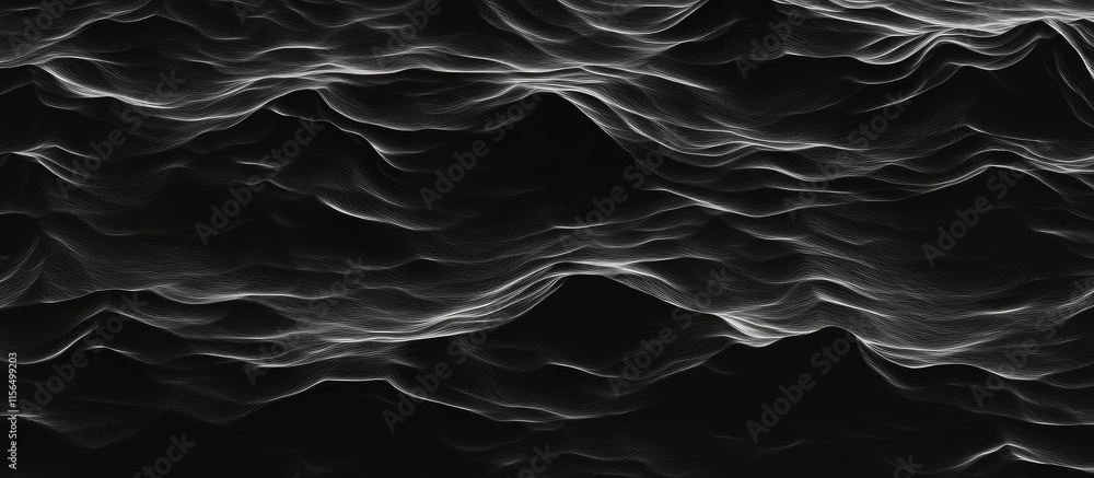 Poster aerial view of dark ocean waves creating a textured background with ample negative space for creativ