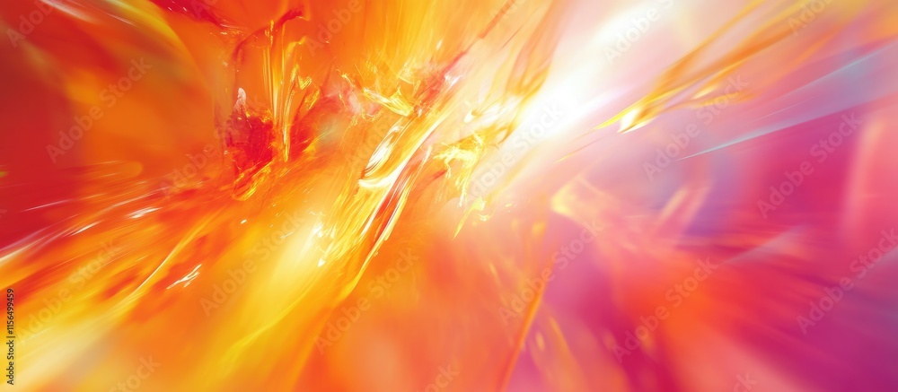 Poster vibrant abstract background with dynamic colors and soft textures ideal for modern design projects f