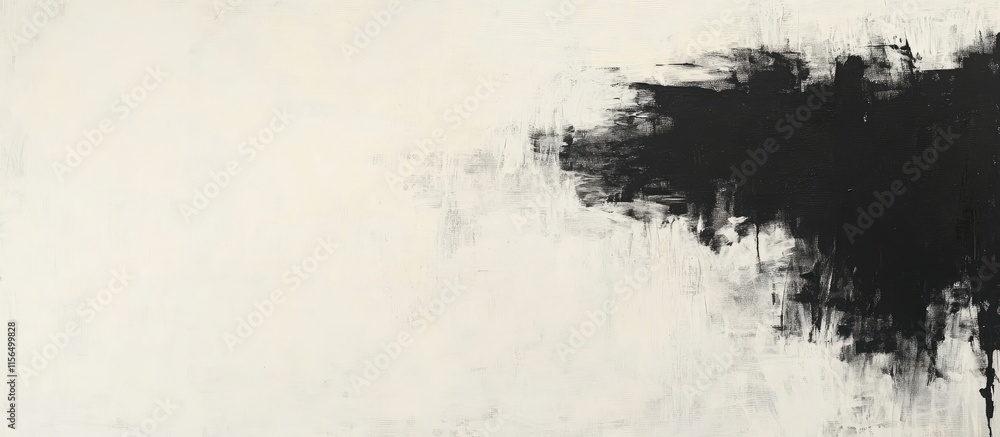 Poster abstract expressionism oil painting on canvas with empty copyspace for text and artistic texture bac