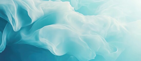 Obraz premium Soft Blue Abstract Background with Gentle Gradients and Empty Space for Text or Graphics Use in Design and Visual Projects