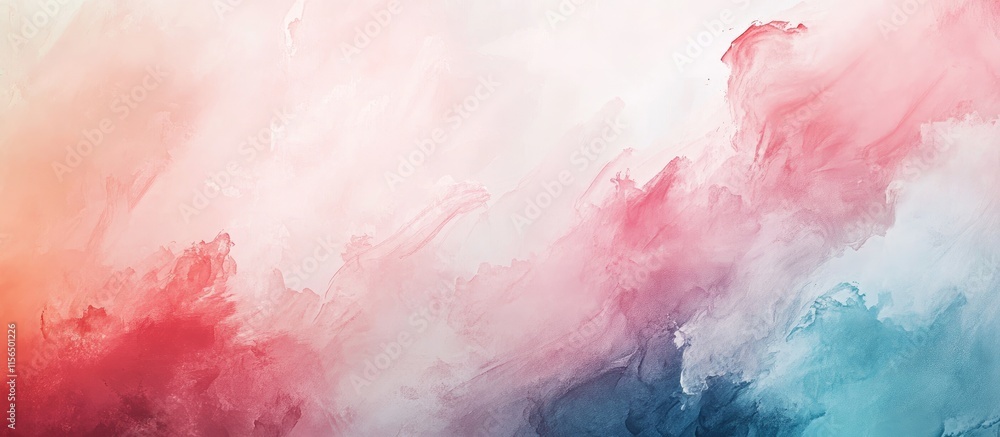 Poster soft abstract pastel colors blending seamlessly with ample space for text or overlay design elements