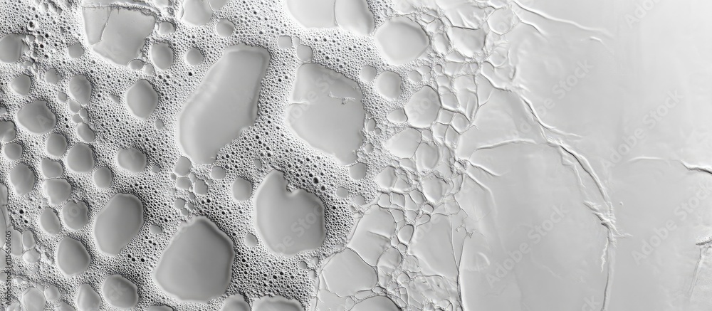 Poster detail of a silver testing membrane texture with an empty area for personalized text or graphic over