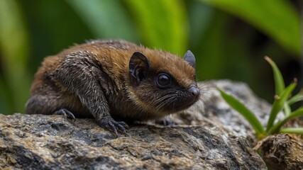 Tropical Beauty: A Detailed Portrait of the Christmas Island Pipistrelle