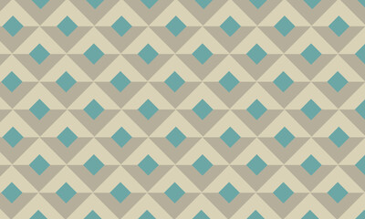 Golden 3d seamless geometric pattern. Lines, squares and rhombuses