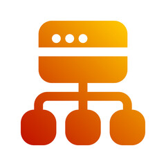 sitemap gradient icon