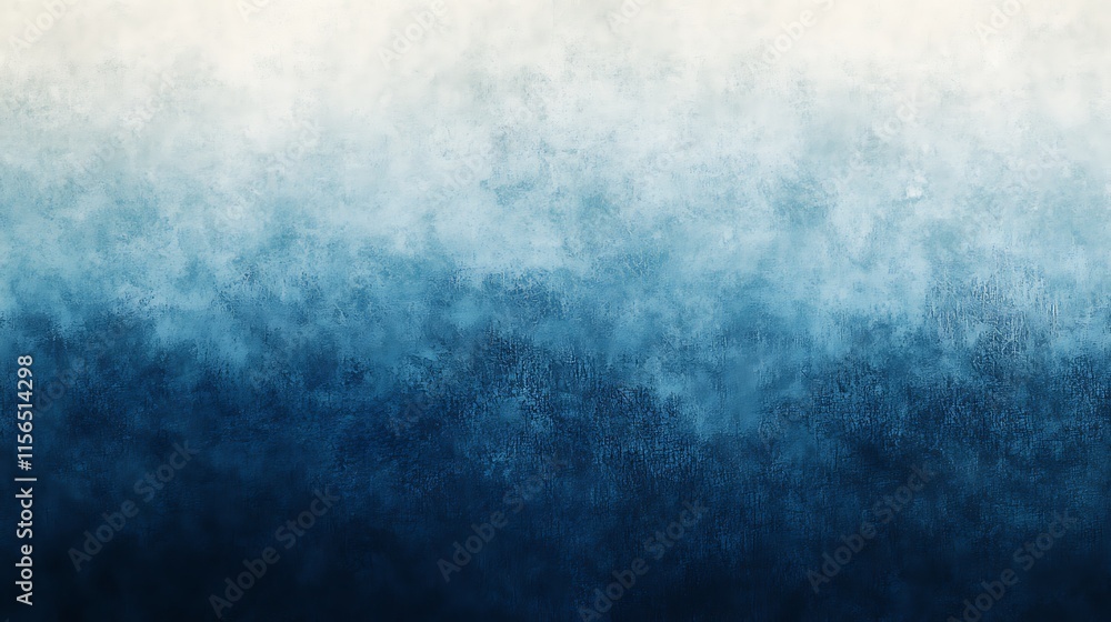 Poster white and blue color tone abstract background with transitions of cloudy color grain