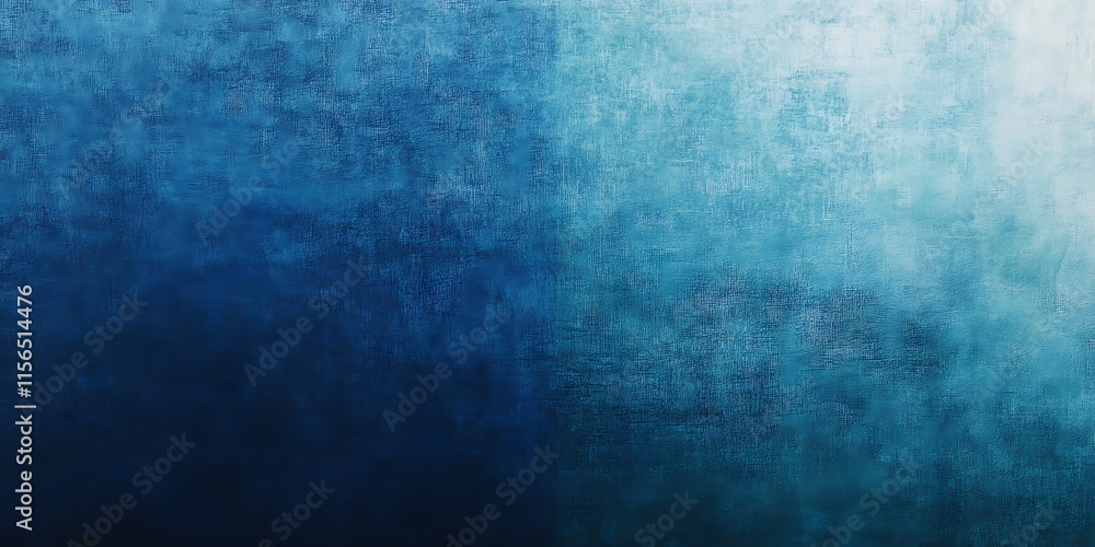 Poster white and blue color tone abstract background with transitions of cloudy color grain