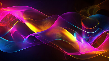 Fototapeta premium Beautiful Abstract Digital Background with Vibrant Colors and Dynamic Patterns
