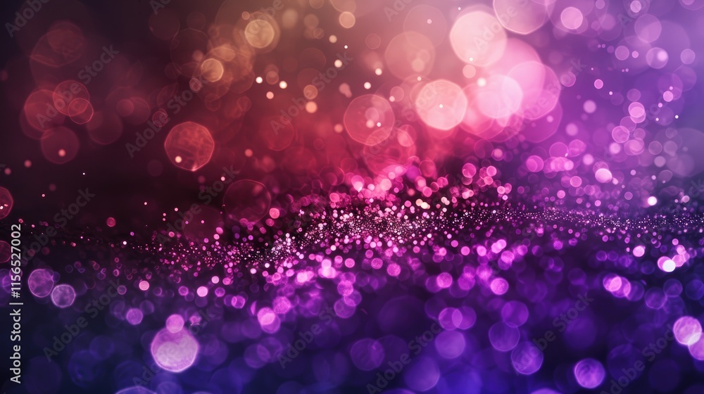 Aufkleber a vibrant abstract background with colorful bokeh effects and sparkling lights.