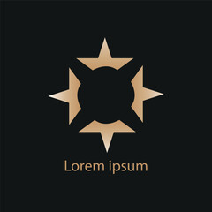 Modern minimalist logo, clean lines