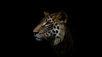 Moody animal wallpaper low contrast strong style