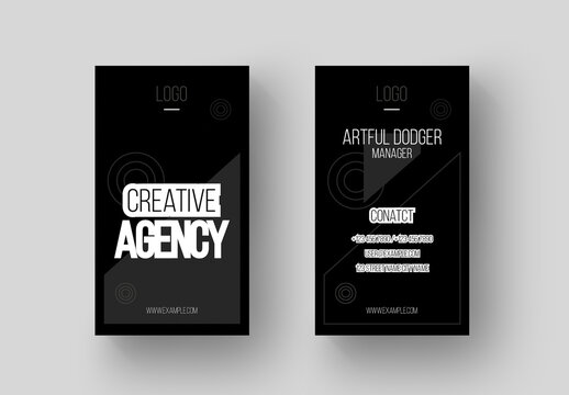 Creative Identity Business Card Layout