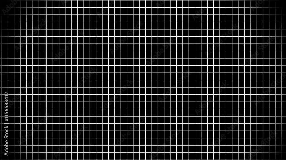 Poster white grid motion animation with seamless moving background effect.