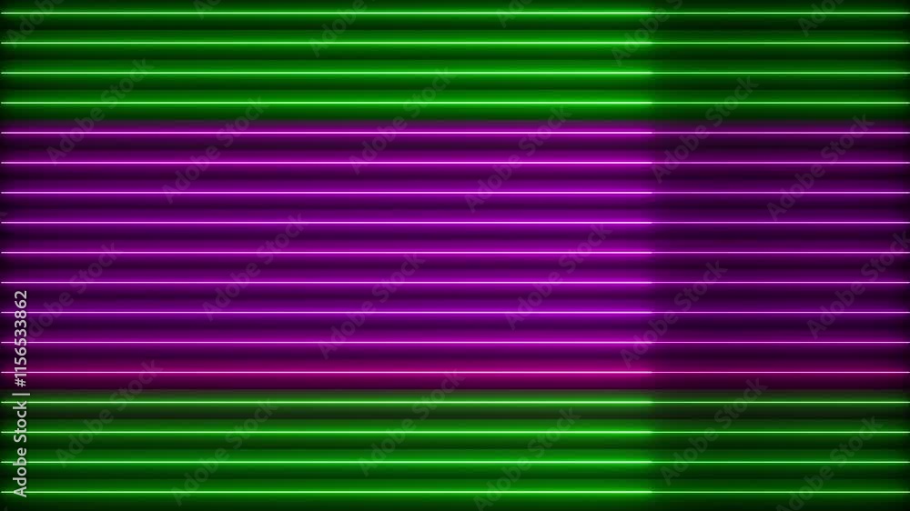 Poster abstract glowing neon blinking lines animation with colorful motion on a vibrant background
