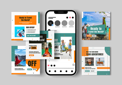 Travel Social Media Post Template