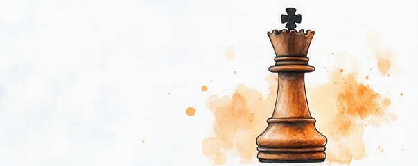 Obraz premium Close-up of a chessboard featuring a detailed knight piece, symbolizing strategy and classic gameplay.