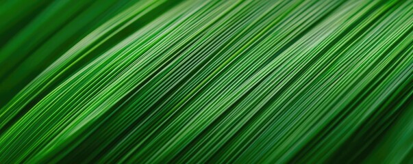 Obraz premium Foliage green concept. Close-up of vibrant green grass blades with smooth textures and natural illumination.