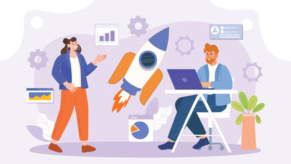 A detailed design showcasing app-based food delivery systems with efficient courier services and modern logistics.