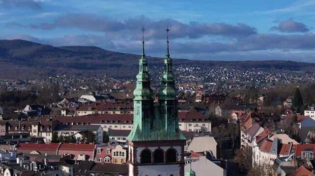 Kassel, Germany- Friedenskirche (Peace Church) in Vorderer Westen