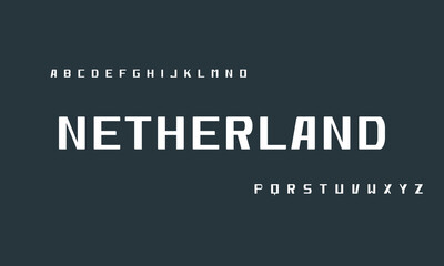 Creative geometric modern urban alphabet font. Digital abstract futuristic, fashion, sport, minimal technology typography.