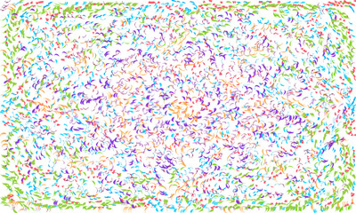 Random poly Shape Symbol on white background, Multi colored Random Shape Spread confetti design. celebration template.