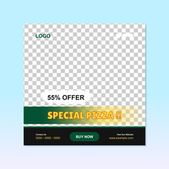food promotion social media template