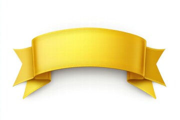 Golden Ribbon Banner