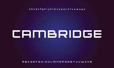 Creative font. Modern abstract digital tech font. Logo creative font, type, technology, movie, digital, music, movie. Fonts and illustration in vector format.