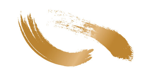 正月のあしらい：筆跡ライン